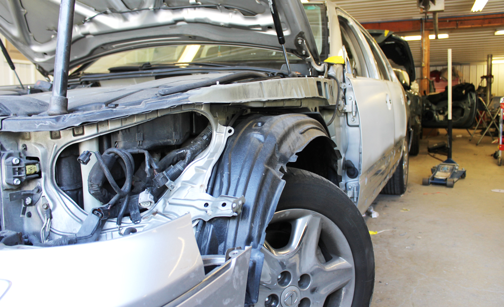 Damaged Lexus, Lexus Repair - Auto Collision Specialists